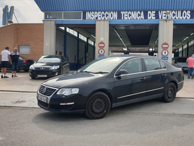 VW Passat at ITV test